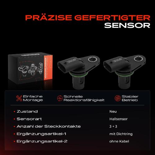 2x Nockenwellenposition Sensor für Mercedes-Benz W204 C218 W212 S212 W166 R231 Bild 2x Nockenwellenposition Sensor für Mercedes-Benz W204 C218 W212 S212 W166 R231