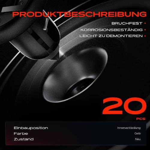 Frankberg 20x Befestigungsclips Innenverkleidung für Mercedes-Benz CLS C218 S W222 C217 Bild Frankberg 20x Befestigungsclips Innenverkleidung für Mercedes-Benz CLS C218 S W222 C217