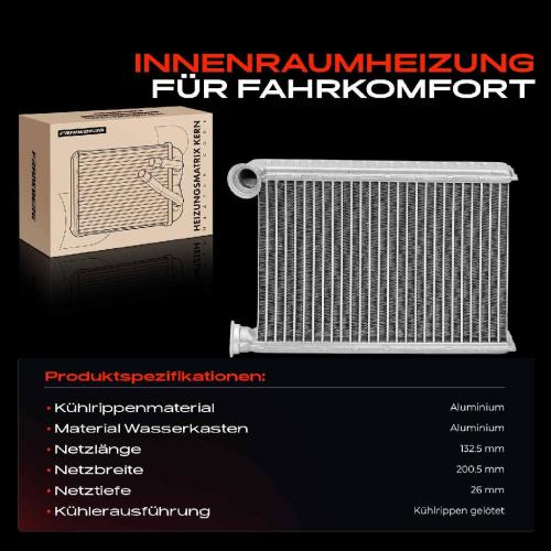 1x Wärmetauscher Innenraumheizung für Opel Meriva B S10 2010-2017 1.2L-1.7L Bild 1x Wärmetauscher Innenraumheizung für Opel Meriva B S10 2010-2017 1.2L-1.7L
