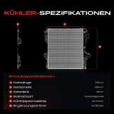 1x Kühler Wasserkühler Motorkühler für Toyota Land Cruiser Prado J15 2.8L Bj ab 2015