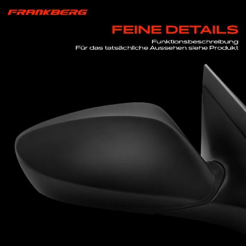 Frankberg 1x Außenspiegel Rechts für Hyundai Accent IV Stufenheck RB 1.4L 1.6L Bj ab 2010 Bild Frankberg 1x Außenspiegel Rechts für Hyundai Accent IV Stufenheck RB 1.4L 1.6L Bj ab 2010