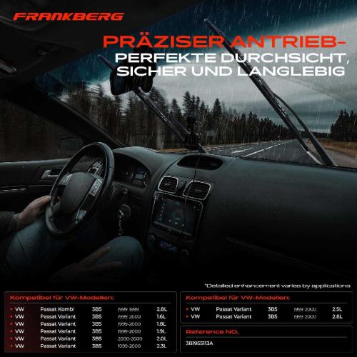 1x Wischermotor Scheibenwischermotor Vorne für VW Passat Variant Kombi 3B5 Bj ab 1999 Bild 1x Wischermotor Scheibenwischermotor Vorne für VW Passat Variant Kombi 3B5 Bj ab 1999