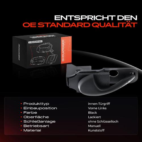 1x Türgriff Vorne Links innen für Fiat Doblo MPV Kasten/MPV Palio Weekend 1.2L 1.4L 1996-2016 Bild 1x Türgriff Vorne Links innen für Fiat Doblo MPV Kasten/MPV Palio Weekend 1.2L 1.4L 1996-2016
