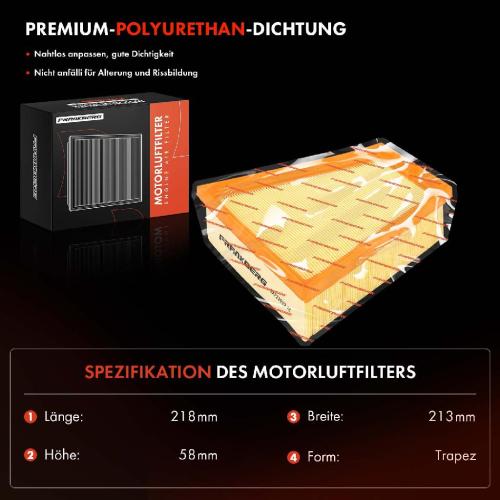 1x Luftfilter Filtereinsatz für VW Polo 6C1 6R1 6R Fox Skoda Fabia I II Seat Ibiza Bild 1x Luftfilter Filtereinsatz für VW Polo 6C1 6R1 6R Fox Skoda Fabia I II Seat Ibiza