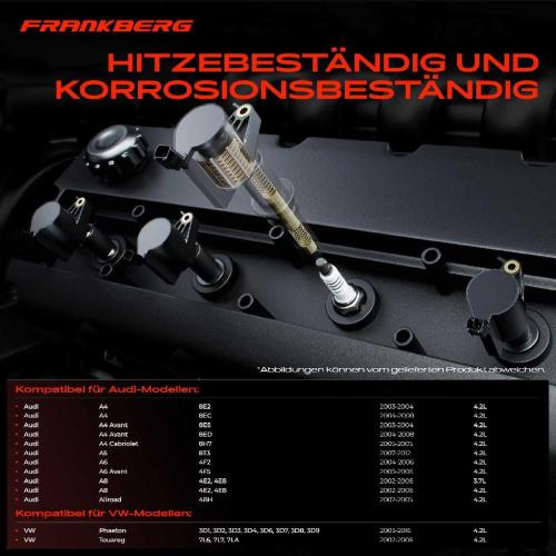 4x Zündmodul Zündspule für VW Phaeton Touareg Audi A4 Avant Cabriolet A5 A6 A8 Allroad 4.2L 3.7L 2002-2016 Bild 4x Zündmodul Zündspule für VW Phaeton Touareg Audi A4 Avant Cabriolet A5 A6 A8 Allroad 4.2L 3.7L 2002-2016