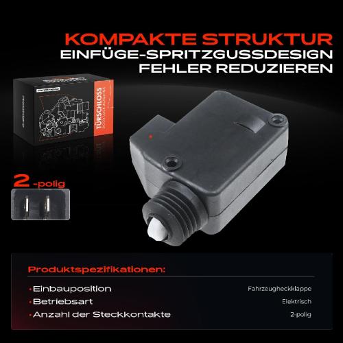 1x Türschloss Fahrzeugheckklappe für Peugeot 206 Schrägheck 406 Stufenheck Bild 1x Türschloss Fahrzeugheckklappe für Peugeot 206 Schrägheck 406 Stufenheck
