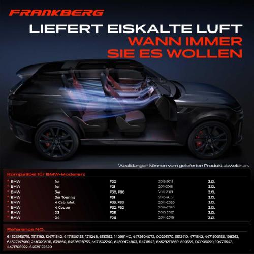 1x Kompressor Klimaanlage Regelventil für BMW 3er F30 F31 F80 1er F20 F21 X3 Bild 1x Kompressor Klimaanlage Regelventil für BMW 3er F30 F31 F80 1er F20 F21 X3