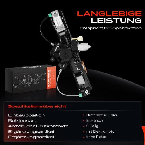 1x Fensterheber Hinten Links für Land Rover Range Rover Evoque L538 SUV Bild 1x Fensterheber Hinten Links für Land Rover Range Rover Evoque L538 SUV