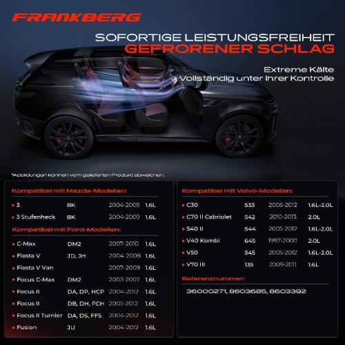 1x Klimakompressor für Ford C-Max DM2 Fiesta 5 Focus Mazda Volvo 1997-2013 Bild 1x Klimakompressor für Ford C-Max DM2 Fiesta 5 Focus Mazda Volvo 1997-2013