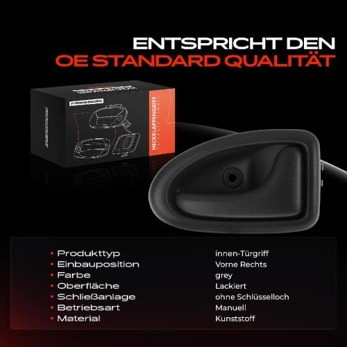 1x Türgriff Vorne Rechts innen für Opel Vivaro A Pritsche/Fahrgestell Combi Kasten Renault Clio II Bild 1x Türgriff Vorne Rechts innen für Opel Vivaro A Pritsche/Fahrgestell Combi Kasten Renault Clio II