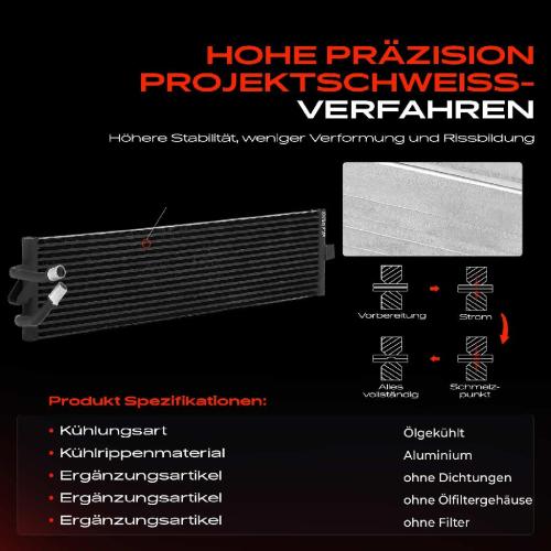 1x Ölkühler Motoröl für BMW 5er F90 G30 G31 6 G32 7er G11 G12 8 F91 F92 G14 Bild 1x Ölkühler Motoröl für BMW 5er F90 G30 G31 6 G32 7er G11 G12 8 F91 F92 G14