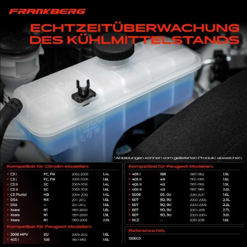 1x Kühlmittelstandssensor für Citroën Berlingo C3 II C4 Xsara Peugeot 306 405 I II Bild 1x Kühlmittelstandssensor für Citroën Berlingo C3 II C4 Xsara Peugeot 306 405 I II