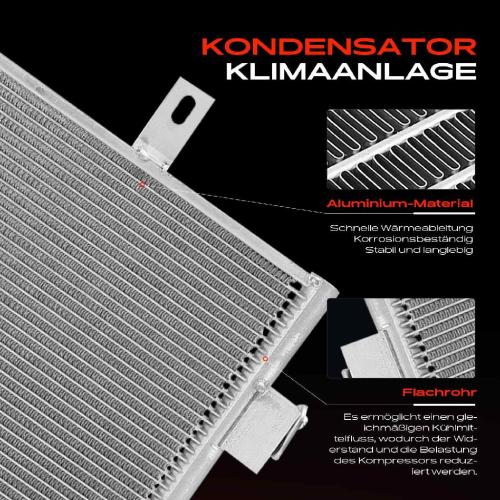 Frankberg 1x Kondensator Klimaanlage für Toyota Aygo B4 KGB4 PAB4 1.0L 1.2L 2014-2022 Bild Frankberg 1x Kondensator Klimaanlage für Toyota Aygo B4 KGB4 PAB4 1.0L 1.2L 2014-2022