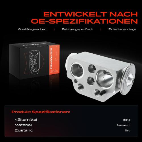 1x Expansionsventil Klimaanlage für VW Multivan T5 7E 7H Transporter T5 Bus Bild 1x Expansionsventil Klimaanlage für VW Multivan T5 7E 7H Transporter T5 Bus