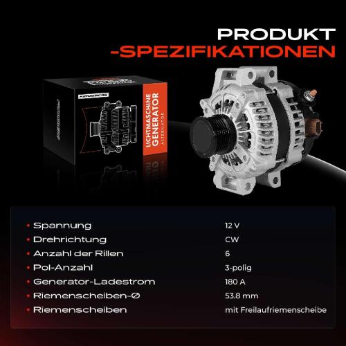 1x Lichtmaschine Generator für Chrysler Jeep Cherokee Wrangler Lancia Voyager Bild 1x Lichtmaschine Generator für Chrysler Jeep Cherokee Wrangler Lancia Voyager