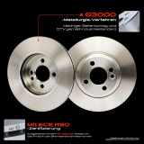 2x Bremsscheiben Vorderachse für MINI Mini Mini Cabriolet R56 R57 R55 R58 R59 2006-2015