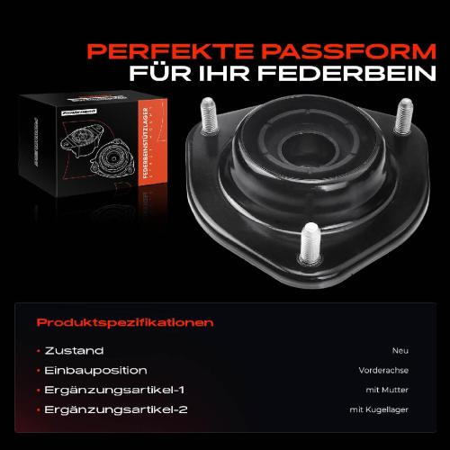 1x Domlager Federbeinstütz lager für Mitsubishi Carisma DA 1995-2006 Bild 1x Domlager Federbeinstütz lager für Mitsubishi Carisma DA 1995-2006