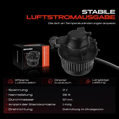 Frankberg 1x Gebläsemotor Innenraumgebläse für Volvo S60 I S80 I V70 II XC70 XC90 I 1998-2014 Bild Frankberg 1x Gebläsemotor Innenraumgebläse für Volvo S60 I S80 I V70 II XC70 XC90 I 1998-2014