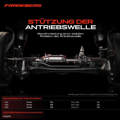 1x Lagerung Gelenkwelle Kardanwellenlager für Fiat Panda Kasten/Schrägheck 169 Bild 1x Lagerung Gelenkwelle Kardanwellenlager für Fiat Panda Kasten/Schrägheck 169