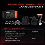 1x Antriebswelle Gelenksatz Vorderachse für VW Jetta Audi A4 8K 8W A5 8T 8F A6 A7 A8 Q5