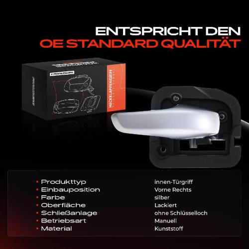 1x Türgriff Vorne innen für Smart Fortwo Cabrio 451 Fortwo Coupe 0.8L 1.0L Bj ab 2007 Bild 1x Türgriff Vorne innen für Smart Fortwo Cabrio 451 Fortwo Coupe 0.8L 1.0L Bj ab 2007