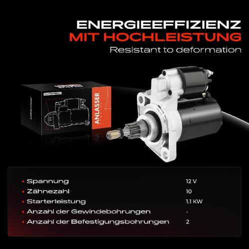 Frankberg 1x Anlasser Starter für VW Golf Cabriolet IV V VI Lupo Passat Polo Classic Sharan Touran Audi Ford Seat Skoda Bild Frankberg 1x Anlasser Starter für VW Golf Cabriolet IV V VI Lupo Passat Polo Classic Sharan Touran Audi Ford Seat Skoda