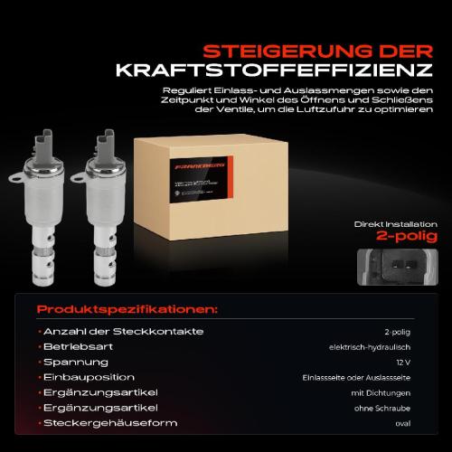 2x Steuerventil Nockenwellenverstellung für Renault Megane Laguna BM0/1_ Clio Grand Scénic Bild 2x Steuerventil Nockenwellenverstellung für Renault Megane Laguna BM0/1_ Clio Grand Scénic