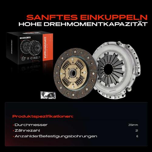 1x Kupplungssatz für Suzuki Grand Vitara II JT TD TE 1.6L 2005-2015 Bild 1x Kupplungssatz für Suzuki Grand Vitara II JT TD TE 1.6L 2005-2015