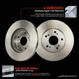 2x Bremsscheiben Vorderachse für Honda Accord VI Coupe VII Civic IX Stufenheck 1998-2022