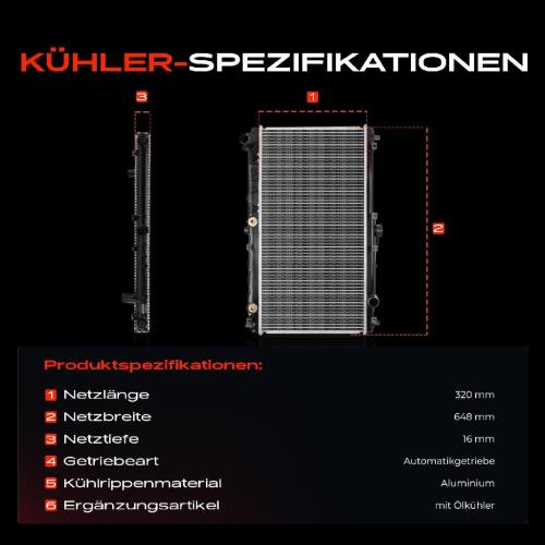 Frankberg 1x Kühler Wasserkühler Motorkühler für Mazda MX-5 II NB 1.6L 1.8L 1998-2005 Bild Frankberg 1x Kühler Wasserkühler Motorkühler für Mazda MX-5 II NB 1.6L 1.8L 1998-2005