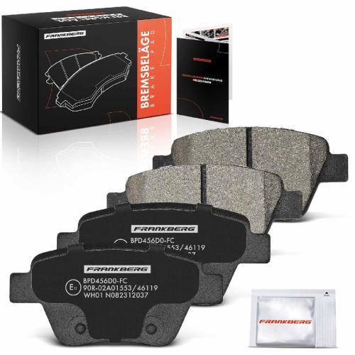 4x Bremsbeläge Hinterachse für VW Beetle Caddy III MPV Kasten/MPV EOS Golf VI Variant Jetta IV Bild 4x Bremsbeläge Hinterachse für VW Beetle Caddy III MPV Kasten/MPV EOS Golf VI Variant Jetta IV