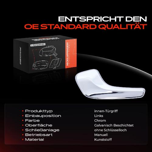 1x Türgriff Links innen für Opel Corsa D Kasten/Schrägheck Vauxhall MK III (D) Corsavan 2006-2014 Bild 1x Türgriff Links innen für Opel Corsa D Kasten/Schrägheck Vauxhall MK III (D) Corsavan 2006-2014