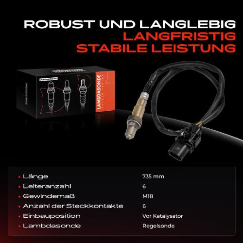 1x Lambdasonde Regelsonde Vor Katalysator für VW Golf 5 6 Passat T6 Audi A3 A4 BMW Opel KIA Ford Bild 1x Lambdasonde Regelsonde Vor Katalysator für VW Golf 5 6 Passat T6 Audi A3 A4 BMW Opel KIA Ford