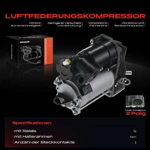 1x Luftfederung Kompressor für BMW E61 5er Touring Kombi Bild 1x Luftfederung Kompressor für BMW E61 5er Touring Kombi
