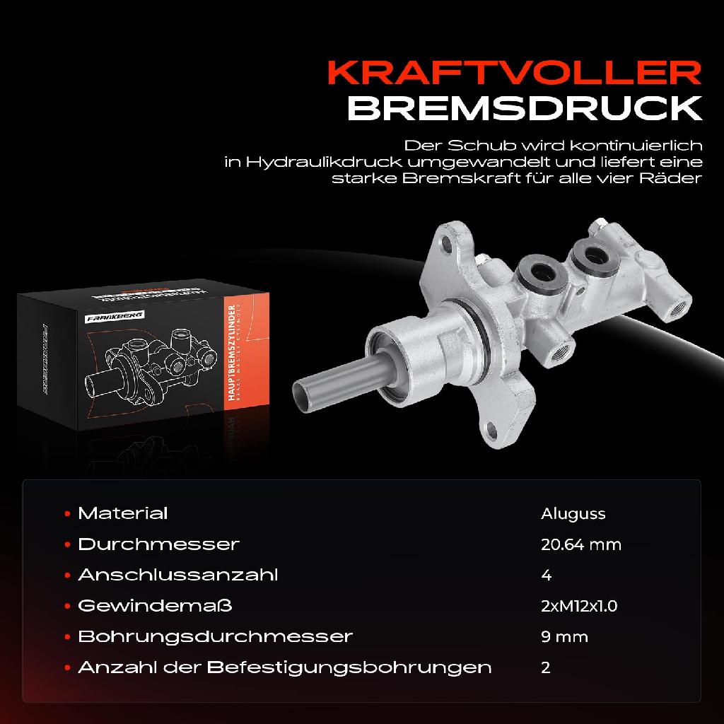 1x Hauptbremszylinder Bremszylinder für Nissan Primastar Opel Vivaro Renault Trafic