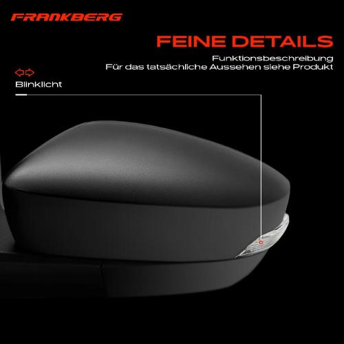 Frankberg 1x Außenspiegel Links für Skoda Fabia III Kombi NJ3 NJ5 Bj ab 2014 Bild Frankberg 1x Außenspiegel Links für Skoda Fabia III Kombi NJ3 NJ5 Bj ab 2014