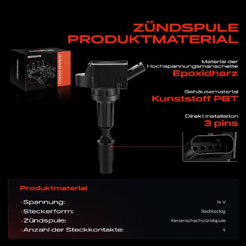 Frankberg 1x Z ndmodul Z ndspule f r Genesis G70 G90/G90l Hyundai i30 Fastback Santa F III IV KIA Optima Sportswagon Bild Frankberg 1x Z ndmodul Z ndspule f r Genesis G70 G90/G90l Hyundai i30 Fastback Santa F III IV KIA Optima Sportswagon