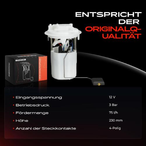 1x Kraftstoffpumpe für Citroën Berlingo Kasten/MPV Multispace C4 Grand Picasso I MPV DS5 DS Peugeot Bild 1x Kraftstoffpumpe für Citroën Berlingo Kasten/MPV Multispace C4 Grand Picasso I MPV DS5 DS Peugeot