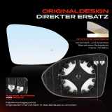 1x Spiegelglas Außenspiegel rechts für VW Golf VIII Variant CG5 DB5 ID.3 E11 E12