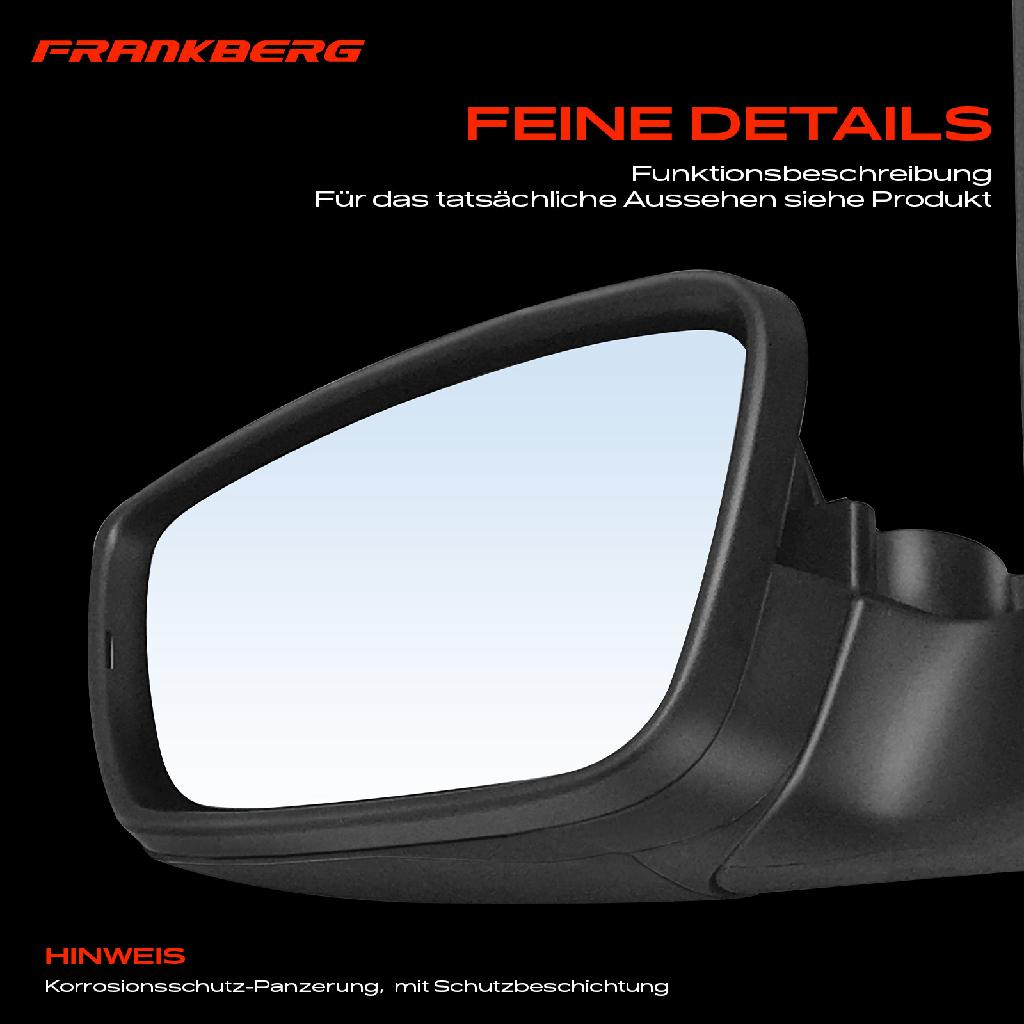 1x Außenspiegel Links für Seat Mii KE1 KF1 Skoda Citigo NF1 VW UP! 1.0L 2011-2023