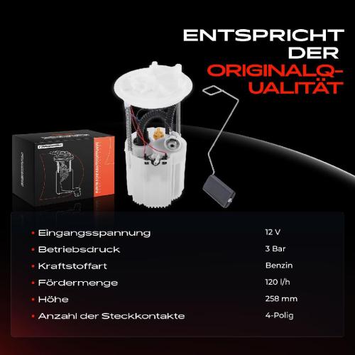 1x Kraftstoffpumpe für Fiat Bravo II 198 Stilo 192 Stilo Multi Wagon 1.4L 1.2L 1.6L 1.8L 2.4L 2002-2014 Bild 1x Kraftstoffpumpe für Fiat Bravo II 198 Stilo 192 Stilo Multi Wagon 1.4L 1.2L 1.6L 1.8L 2.4L 2002-2014
