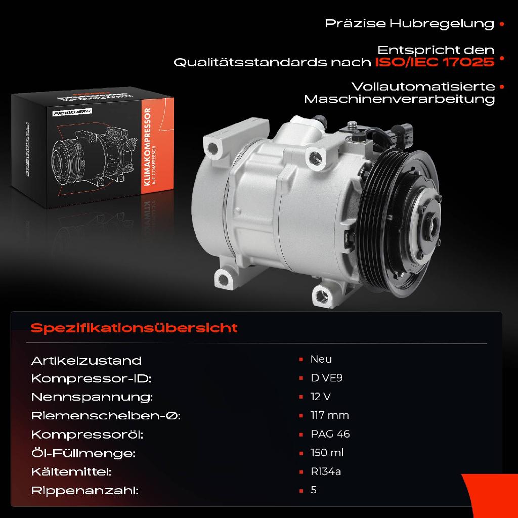 1x Klimakompressor für KIA Rio III Stufenheck UB 2011-2017