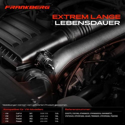 1x Ladedruck Sensor für VW Golf VI Variant 5K1 AJ5 Passat Variant 362 365 1.4L Bild 1x Ladedruck Sensor für VW Golf VI Variant 5K1 AJ5 Passat Variant 362 365 1.4L