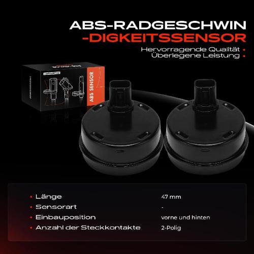 2x ABS Sensor vorne und hinten für Toyota Echo Stufenheck Yaris Verso Van 1.3L 1.5L 1.0L 1.4L 1999-2005 Bild 2x ABS Sensor vorne und hinten für Toyota Echo Stufenheck Yaris Verso Van 1.3L 1.5L 1.0L 1.4L 1999-2005