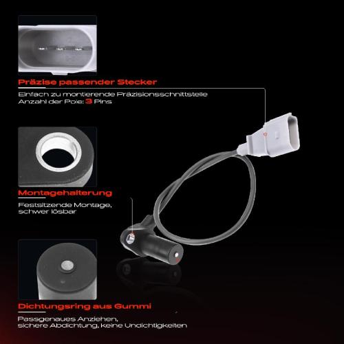 1x Kurbelwellensensor Impulsgeber für VW Touareg 7L Audi A6 4B2 A8 4E Q7 1998-2010 Bild 1x Kurbelwellensensor Impulsgeber für VW Touareg 7L Audi A6 4B2 A8 4E Q7 1998-2010