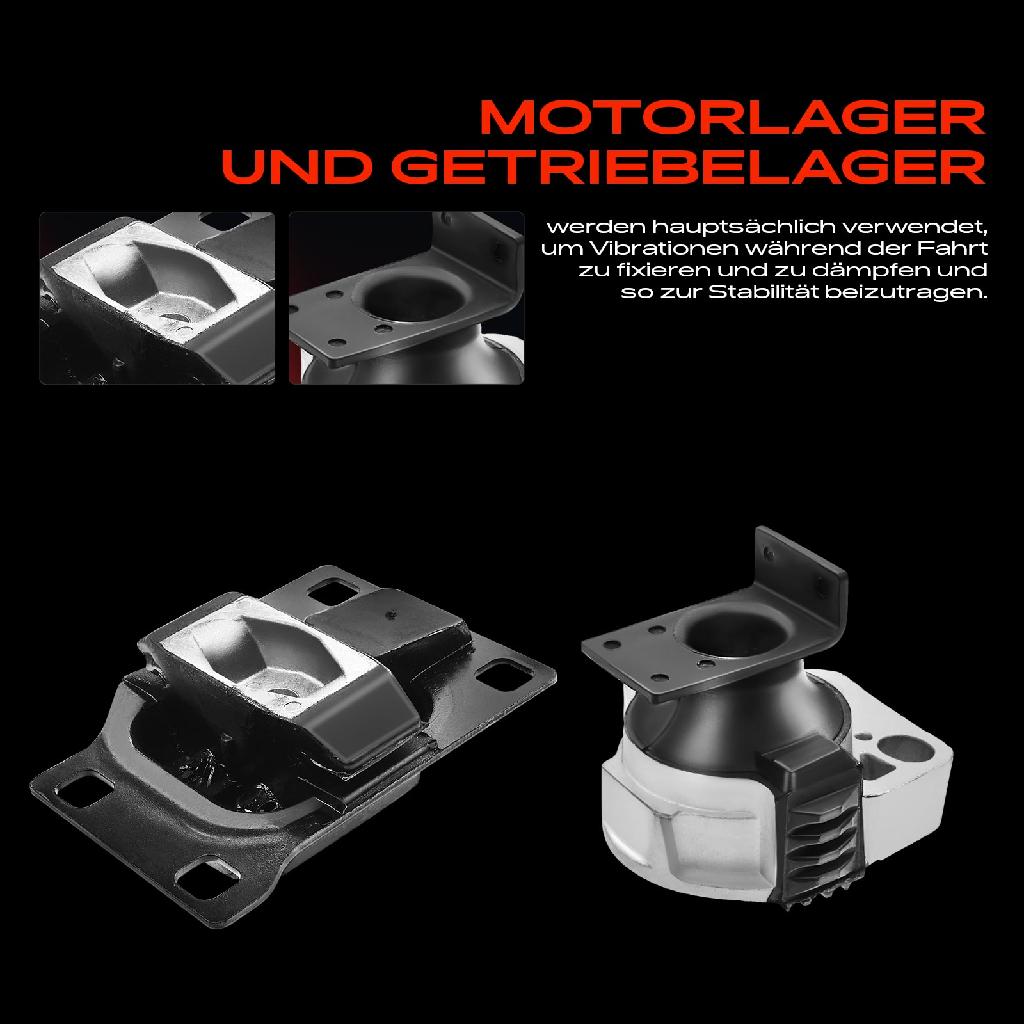 1x Getriebelagerlager Motorlager Drehmomentstützlager Rechts für Ford Focus DAW DBW 2.0L 1998-2004