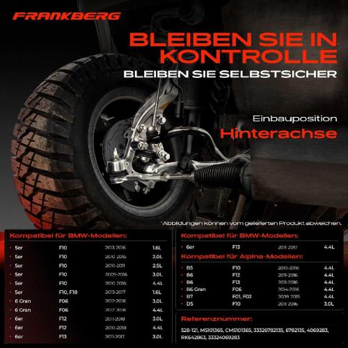 1x Querlenker Hinterachse für BMW 5er F10 F18 6 Gran Coupe F06 6er Cabriolet F12 F13 F01 F02 F03 F04 Bild 1x Querlenker Hinterachse für BMW 5er F10 F18 6 Gran Coupe F06 6er Cabriolet F12 F13 F01 F02 F03 F04