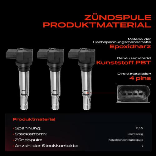 Frankberg 3x Z ndspule+3x Z ndkerze f r VW Golf Polo Passat Beetle Bora Variant Caddy Kasten/MPV CC EOS Jetta Lupo Bild Frankberg 3x Z ndspule+3x Z ndkerze f r VW Golf Polo Passat Beetle Bora Variant Caddy Kasten/MPV CC EOS Jetta Lupo