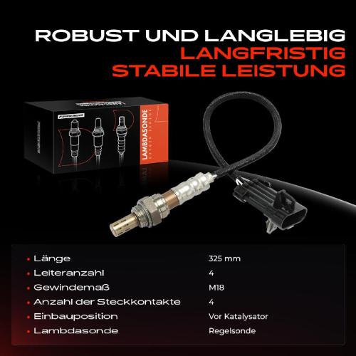 1x Lambdasonde Regelsonde Vor Katalysator für Opel Astra G Caravan CC Stufenheck Vectra B Caravan CC Bild 1x Lambdasonde Regelsonde Vor Katalysator für Opel Astra G Caravan CC Stufenheck Vectra B Caravan CC