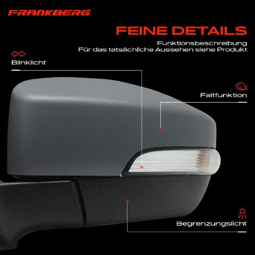 1x Außenspiegel Rechts für Ford Kuga II Van DM2 1.5L 1.6L 2.0L 2013-2019 Bild 1x Außenspiegel Rechts für Ford Kuga II Van DM2 1.5L 1.6L 2.0L 2013-2019